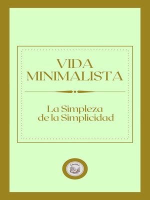 cover image of VIDA MINIMALISTA